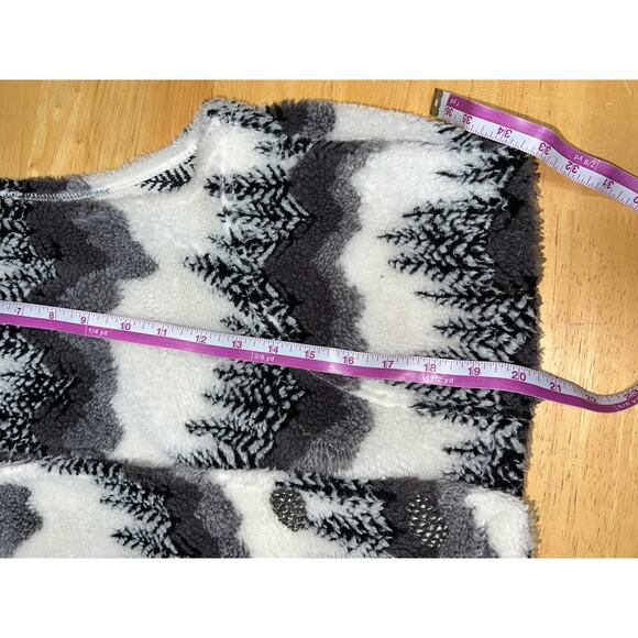 Womens Pine Cone Designs Sweater Sleeveless Palmer Lake Colorado Medium - Picture 11 of 11